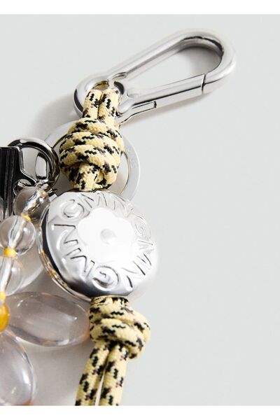MANGO Woman Çoklu charm papatya anahtarlık