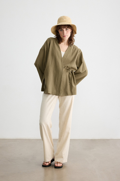 BE BLUE ΚΙΜΟΝΟ ΜΕ ΠΡΑΣΙΝΗ ΥΦΗ ΛΑΔΙΟΥ