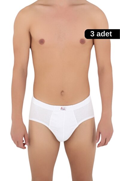 CENNETOĞLU Slip pentru bărbați din bumbac economic din 3 piese - Confort și c...