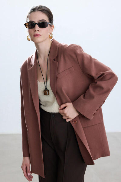 BE BLUE Blazer cu ceapă cu fantă