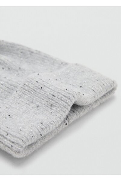 MANGO Kids Parlak payetli bere