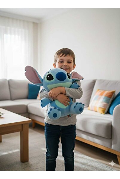 bubiee baby Sevimli Uyku Arkadaşı Stich 40 Cm Büyük Boy Polar Oyuncak