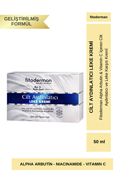 Fitoderman Cilt Aydınlatıcı Leke Kremi