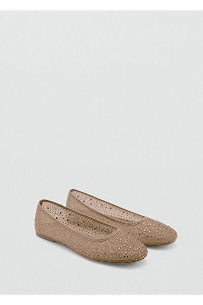 MANGO Kids Parlak görünümlü babet