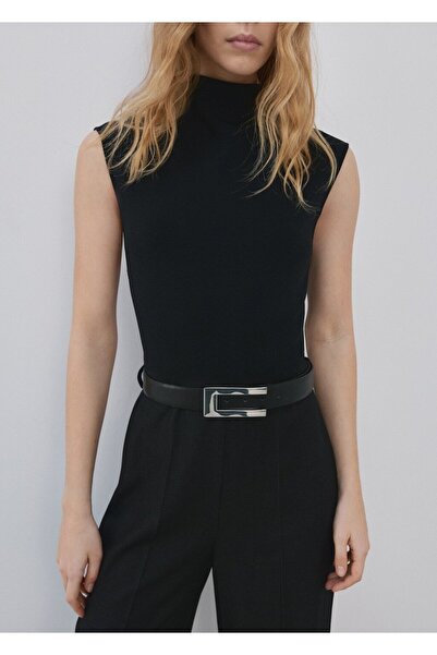 MANGO Woman Üst kısmı kontrast uzun tulum