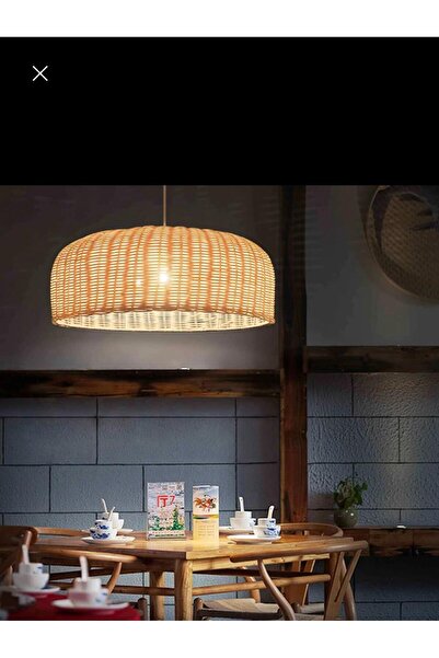 Forever Aydınlatma FRV-70 Modern Rattan, Model Yatak Odası, Salon, Mutfak Otu...