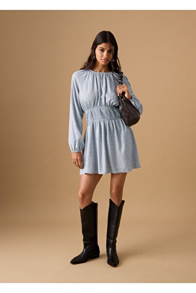 Mango Teen Lureks cut out detaylı elbise