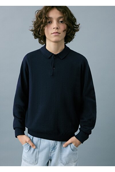 MANGO Kids Polo yaka kazak