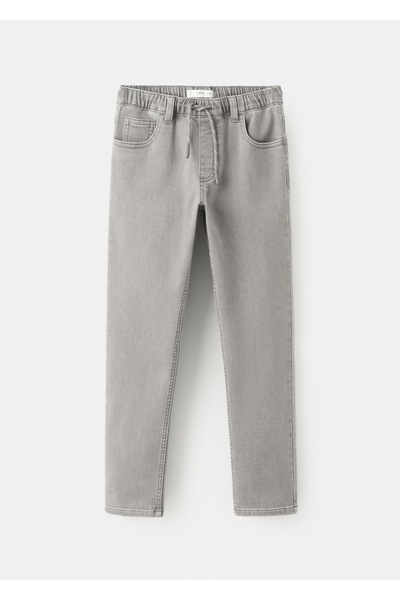 MANGO Kids Kordonlu comfy jean pantolon