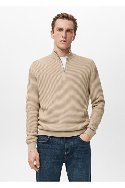 MANGO Man %100 pamuklu kalıplı kazak