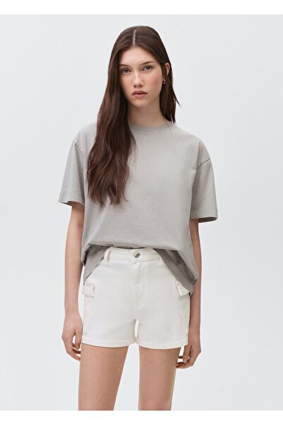 Mango Teen Kargo Denim Şort