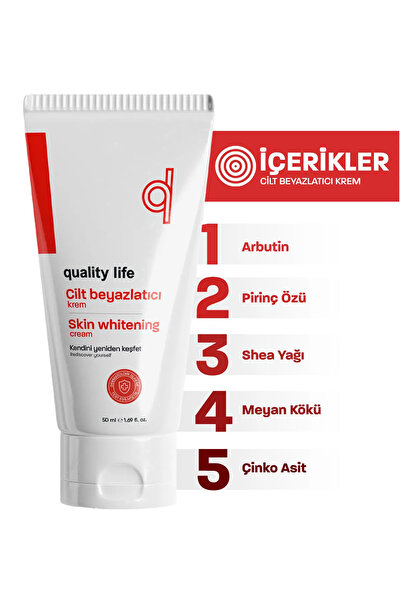Quality Life 2 Adet Genital Bölge Beyazlatıcı - Koltuk Altı - Cilt Ten - Kararması Için Beyazlaştırıcı Krem