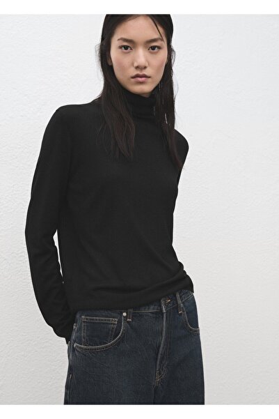 MANGO Woman Balıkçı yaka triko kazak