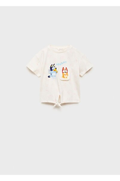 MANGO Baby Bluey desenli tişört