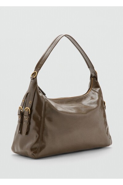 MANGO Woman Toka detaylı omuz çantası