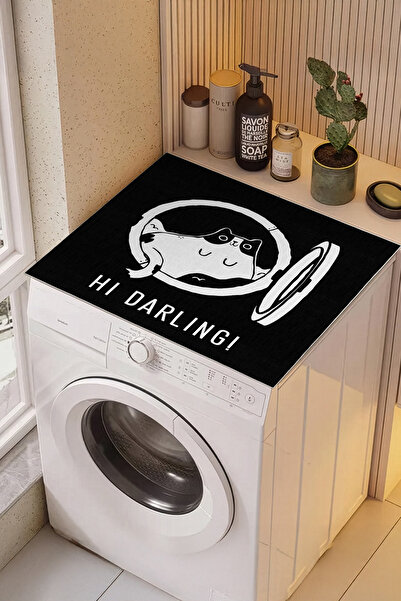 Homefesto Неплъзгащ калъф за перална машина Модерен практичен подложка, която...