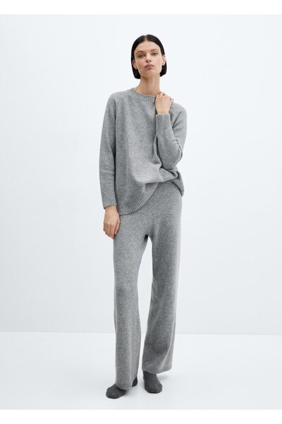 MANGO Woman Uzun tasarım pantolon