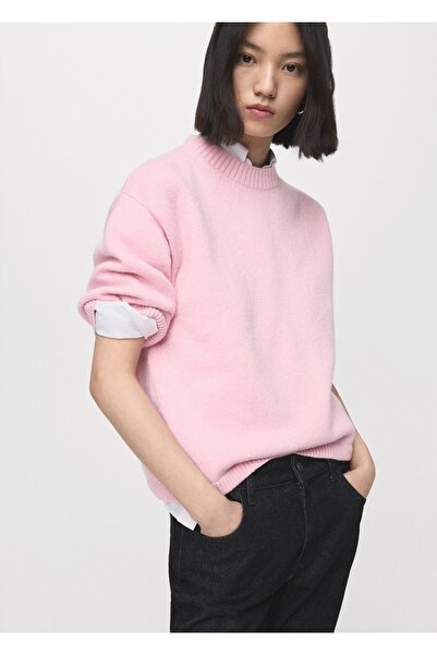 MANGO Woman Kısa kollu triko tişört