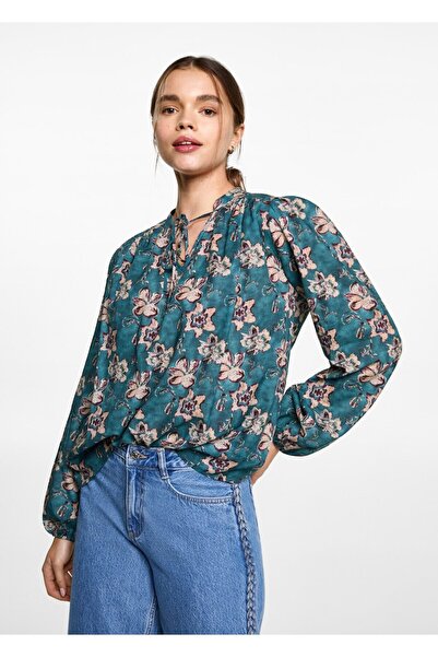 Mango Teen Bluza sa cvetnim printom