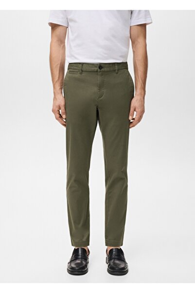 MANGO Man Prato süper slim fit cropped chino pantolon