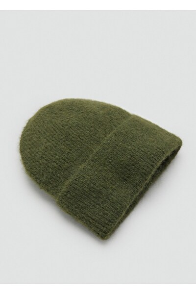 MANGO Woman Ribana triko şapka