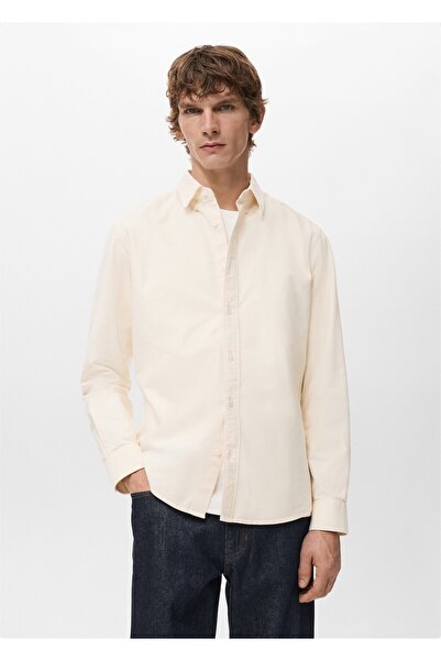 MANGO Man %100 pamuklu Oxford gömlek