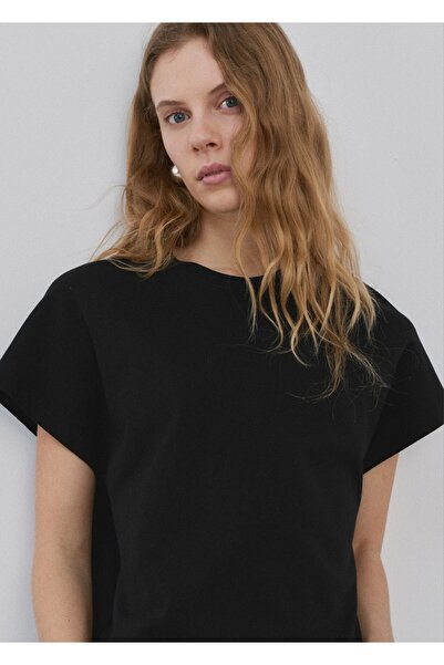 MANGO Woman Kısa kollu pamuklu tişört