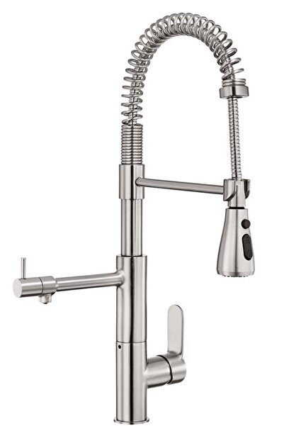 Eca Nita Üç Akışlı Arıtmalı Mutfak Bataryası (Paslanmaz Çelik Görünümlü) 1025...