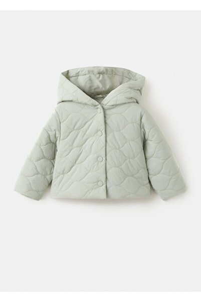 MANGO Baby Kapüşonlu kapitone anorak