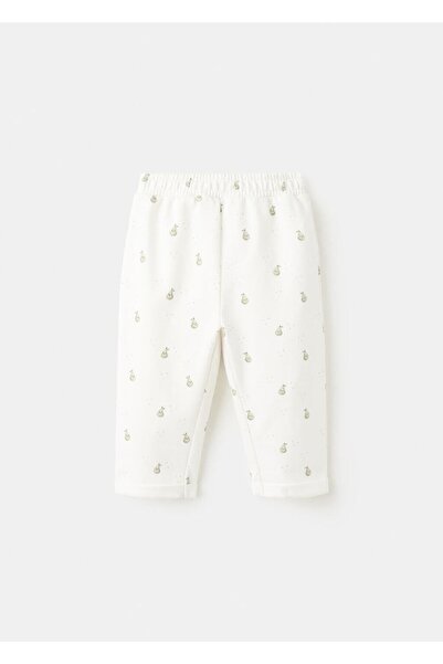 MANGO Baby Desenli pamuklu jogger pantolon