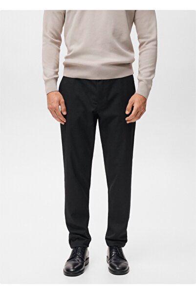 MANGO Man Thermolite® Slim fit flanel pantolon