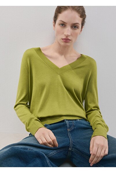 MANGO Woman V yaka triko kazak