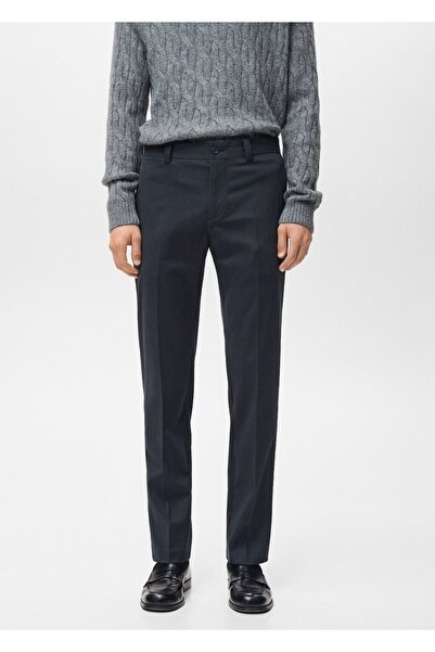 MANGO Man Regular kesim pamuklu pantolon