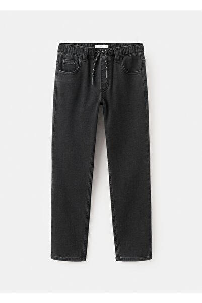 MANGO Kids Kordonlu comfy jean pantolon