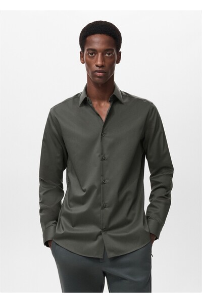 MANGO Man Comfort stretch non-iron gömlek