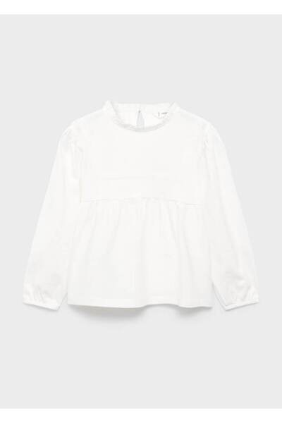 MANGO Baby Tricou din bumbac brodat