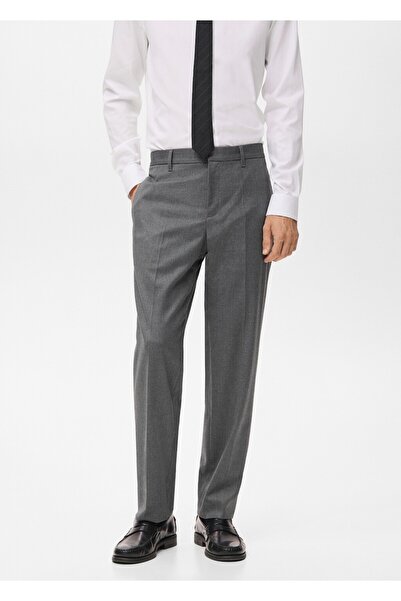 MANGO Man Düz kesim dökümlü pantolon