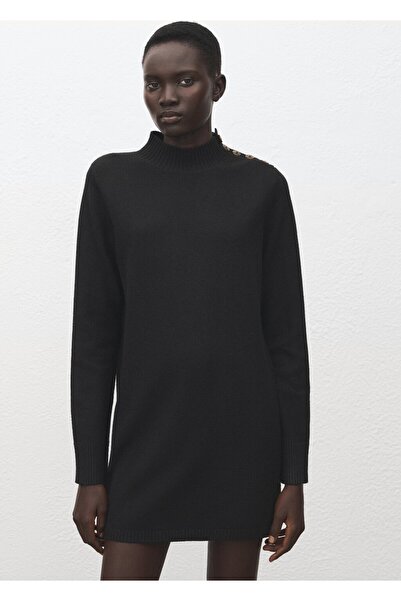 MANGO Woman Düğmeli triko elbise