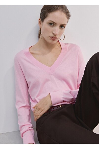 MANGO Woman V yaka triko kazak