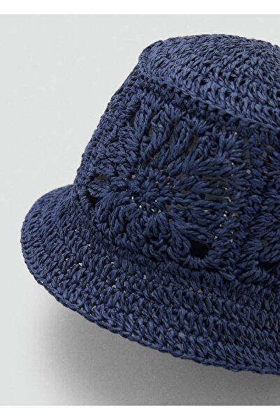 MANGO Kids Tığ işi bucket şapka