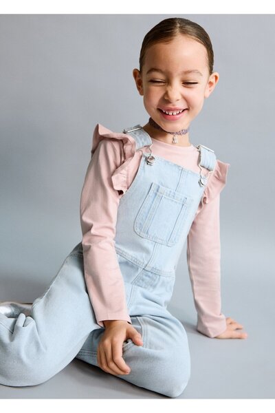 MANGO Baby Uzun denim tulum