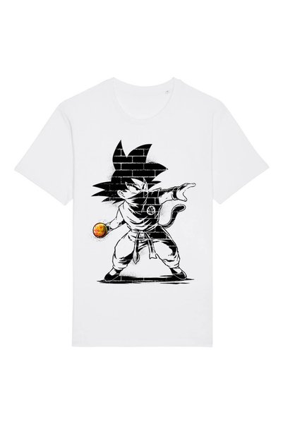 Kartier Unisex White Ball Thrower T-Shirt