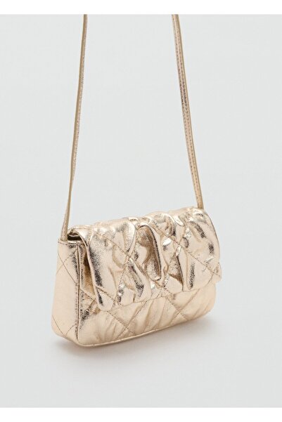 MANGO Kids Metalik görünümlü çanta