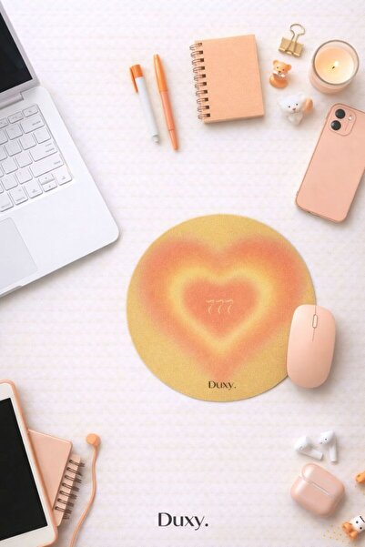 Duxy Manifest 777 Kauçuk Mouse Pad, 19 cm, Kaymaz Taban, Ev Ofis Oyun için Ra...