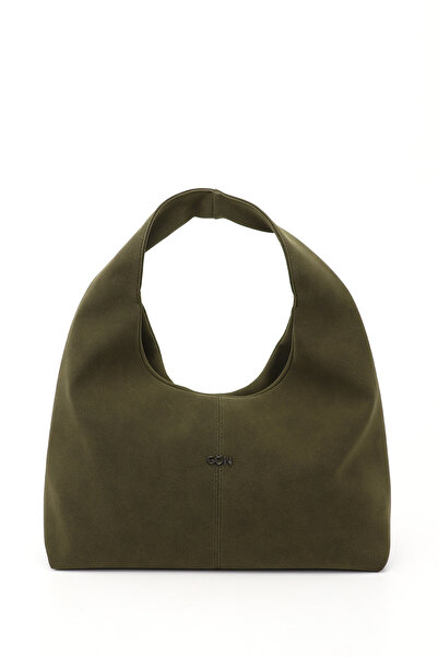 GÖNDERİ(R) Дамска чанта от каки суед и чанта през рамо