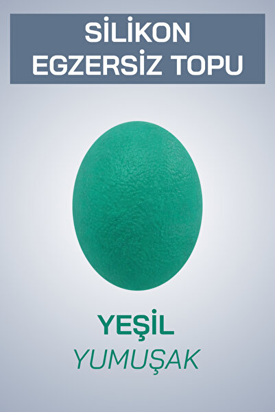 KİNE TAPE Silikon El Egzersiz Topu Stres Topu El Çalıştırma Güçlendirme Egzer...