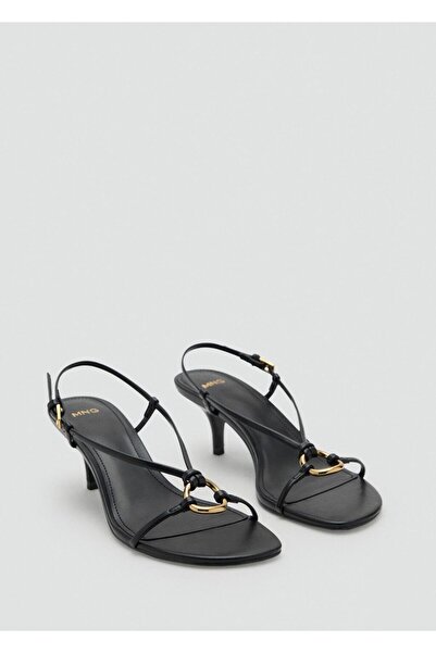 MANGO Woman Halka detaylı topuklu sandalet