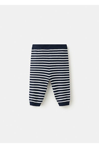 MANGO Baby Çizgili triko pantolon
