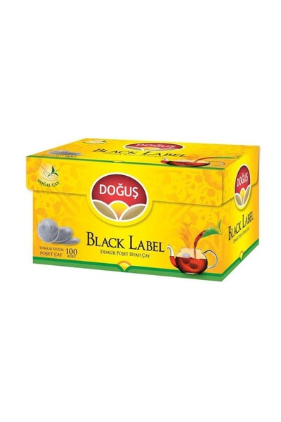 Doğuş Black Label Demlik Poşet Siyah Çay