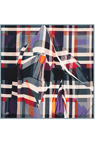 Aker Червоний 90X90 поліестерний шарф Tivil